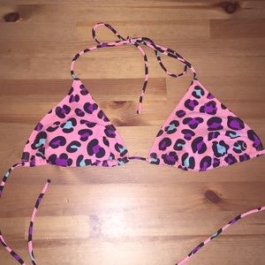 Cheetah bikini print top